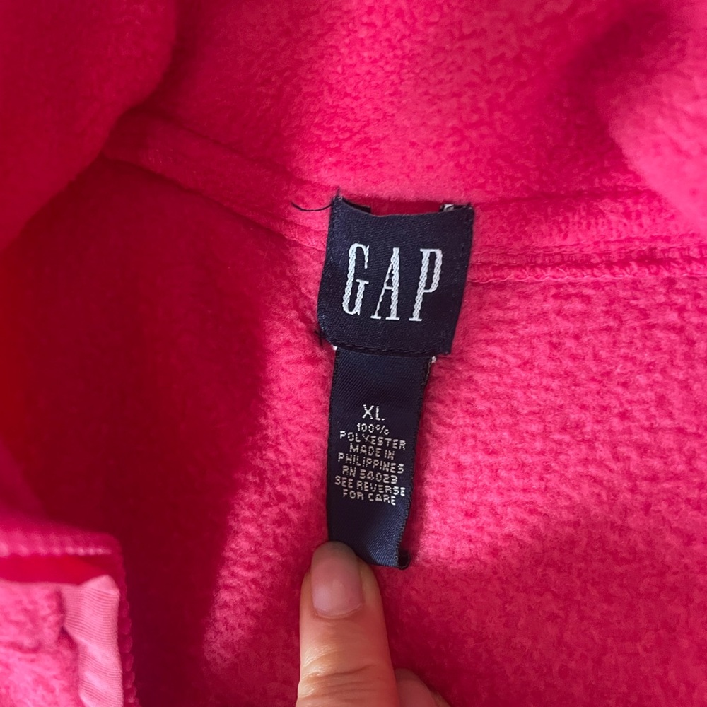 GAP Vibrant Pink Fleece Outerwear